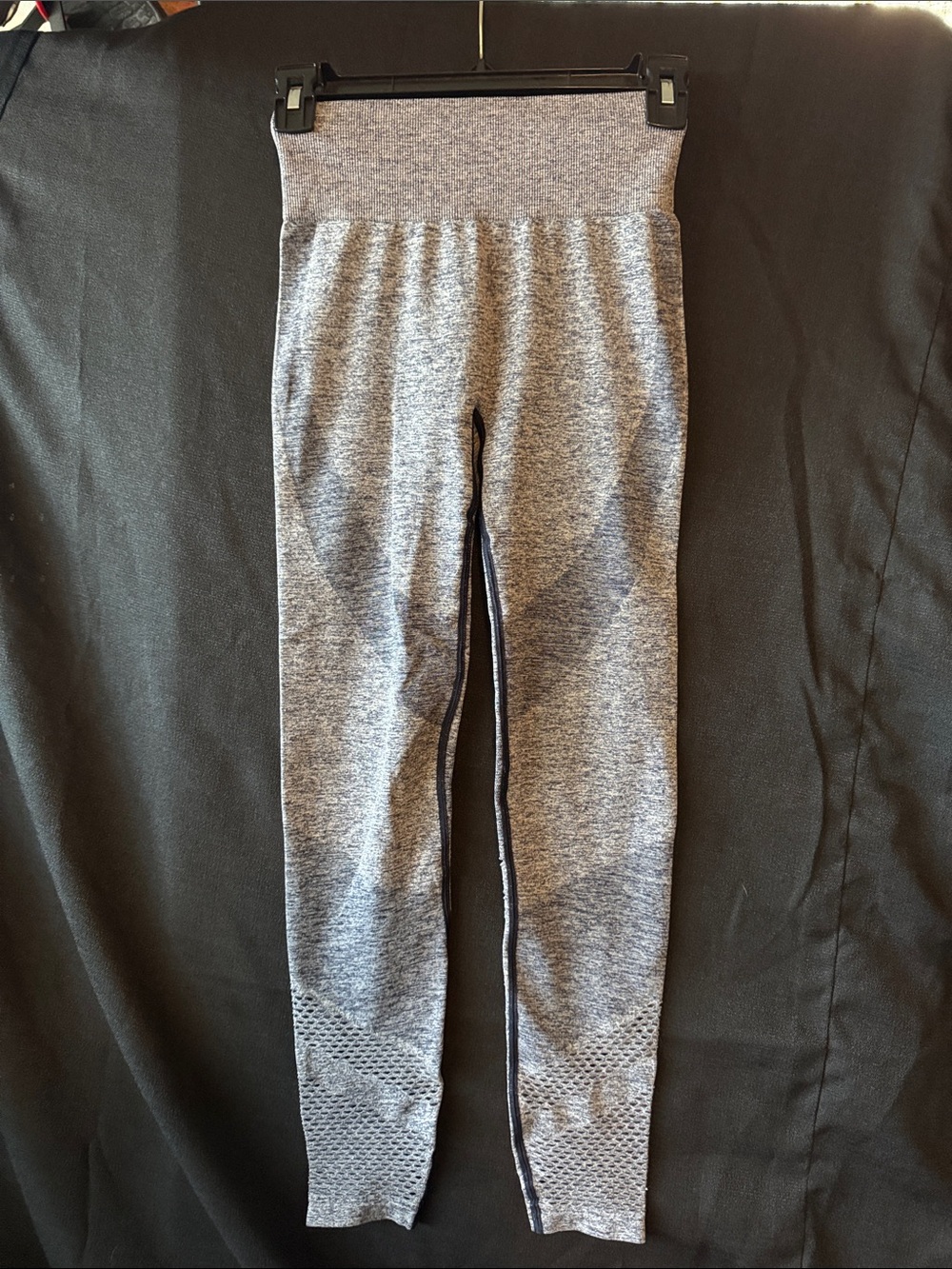Seamless grey/blue Leggings - Comfort Stretch